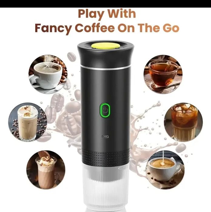 Налична Нова Преносима кафемашина KF-JN - 05 72Wс LED дисплей