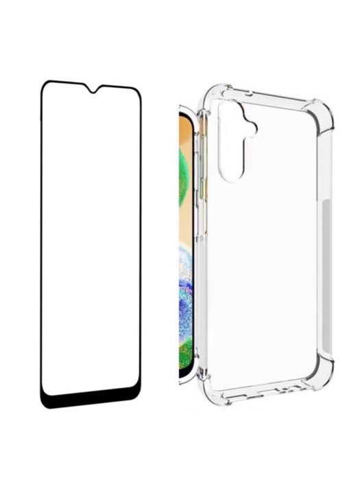 Samsung A24/A25/A35/A55/A16/A56 Husa Anti Soc Clear si Folie Sticla Fu