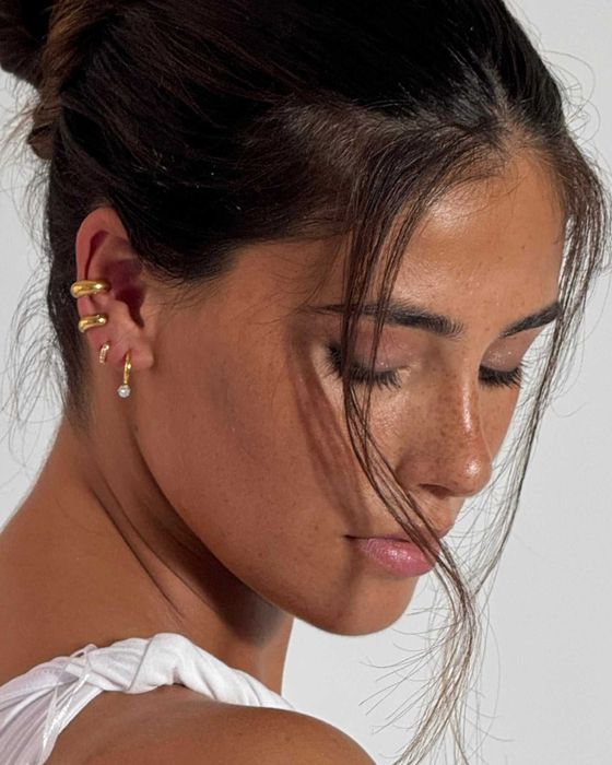 Обеци и колие комплект от хипоалергенна стомана