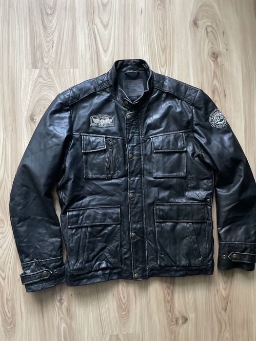 REDSKINS Classic Motorcycle Leather JKT/мъжко кожено(естеств.) яке XL