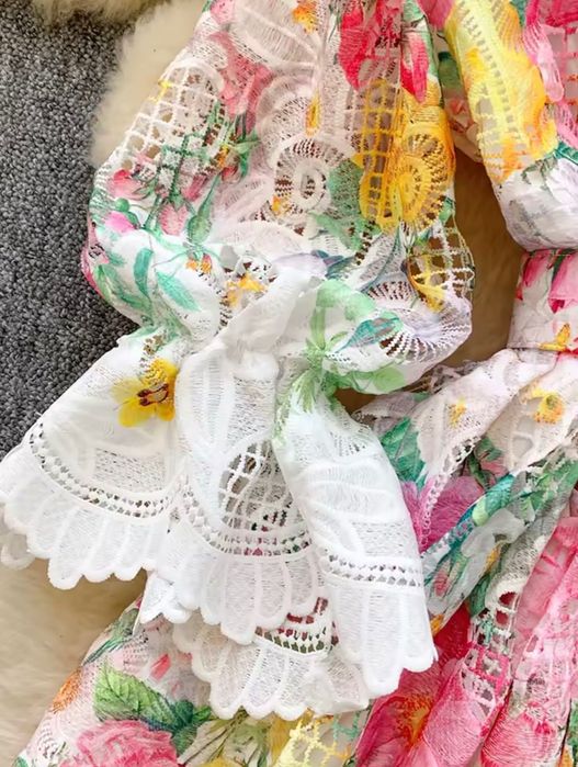 Дамска дантелена рокля