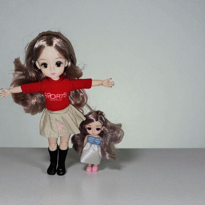 Păpuși Articulate Set "Mamă și Fiică" (30 cm)