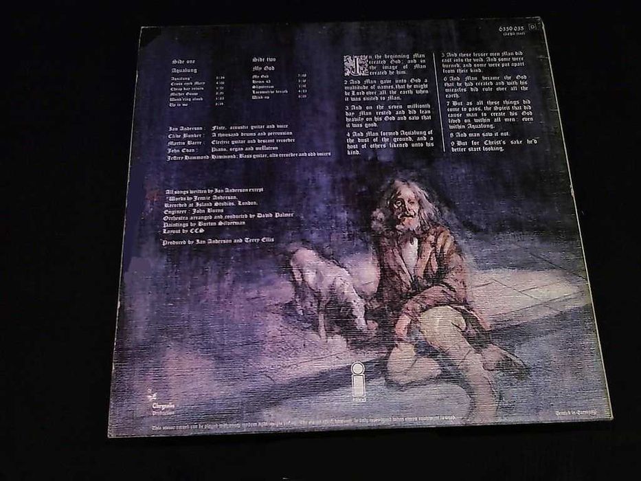 JETHRO TULL - Aqualung 1972 1'st press Germany