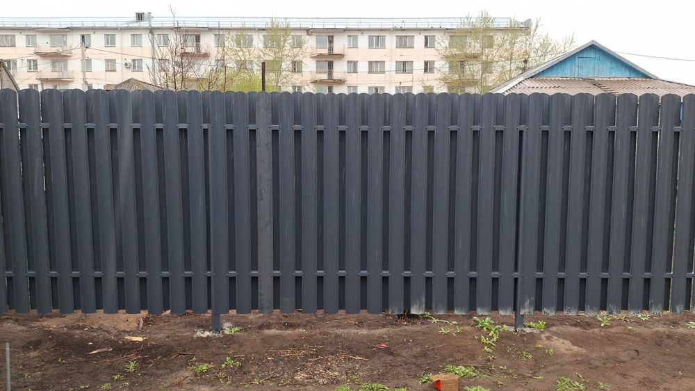 Заборы из проф листа и евро штакетник