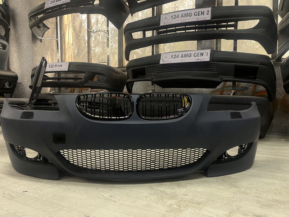 Бмв е60 м бампер порог решетка обвес губа