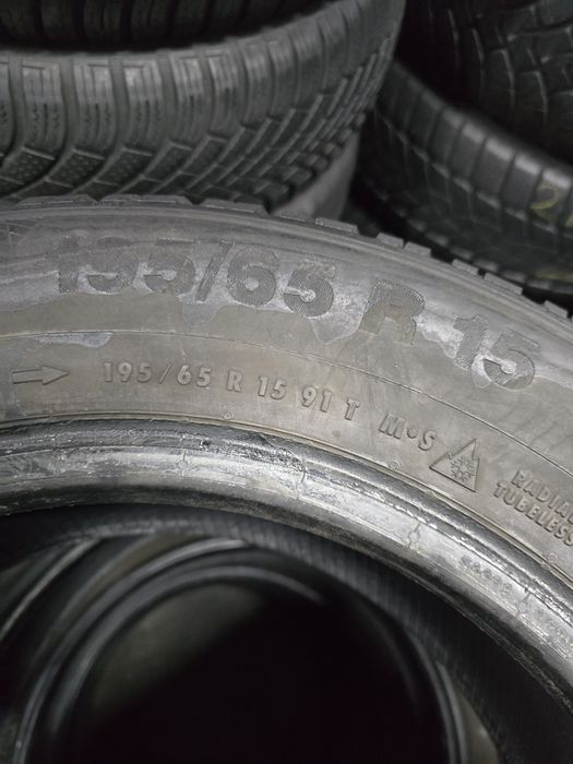 4x 195/65/15 M+S CONTINENTAL Stare excelentă