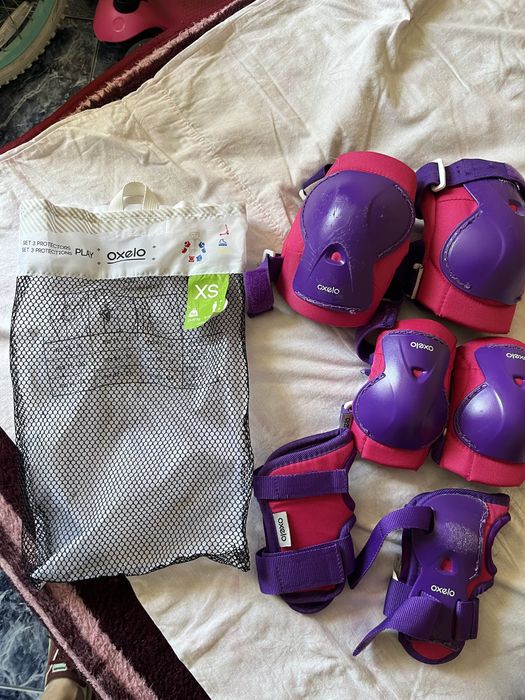 Детска тротинетка Oxelo + каска и предпазни средства