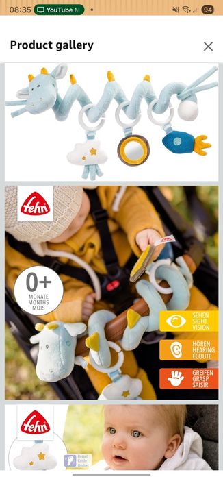 Spirală activități Baby Fehn - Dragon (pentru pătuț sau cărucior)