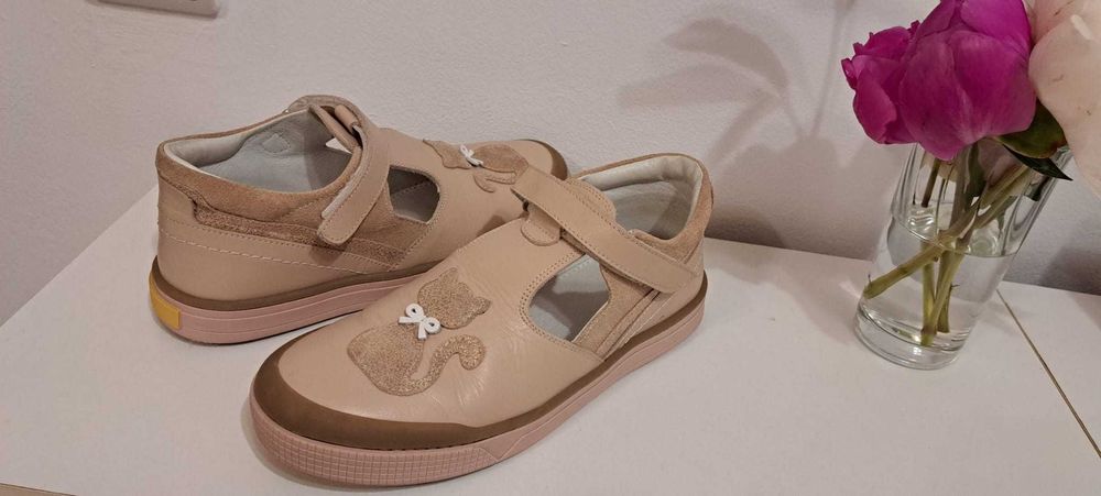 pantofi piele fete 34 NOI ortopedici