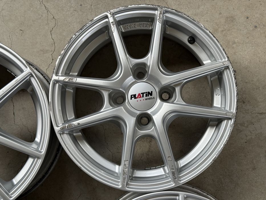 4бр. 14” Джанти “PLATIN” 4х100 за -NISSAN/VW/AUDI/SEAT/SKODA/TOYOTA/HYUNDAI/KIA/други- 5.5Jx14H2, ET35
