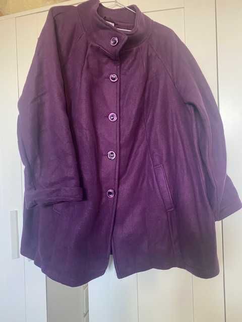 дамско манто за есен - зима , голям размер