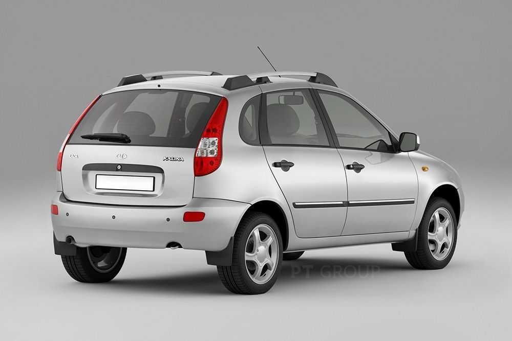 Рейлинги усиленные LADA Kalina Хэтчбек до 2018 и Granta Хэтчбек с 2018
