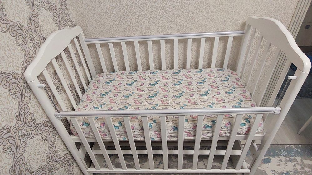 Детская кроватка приставная
