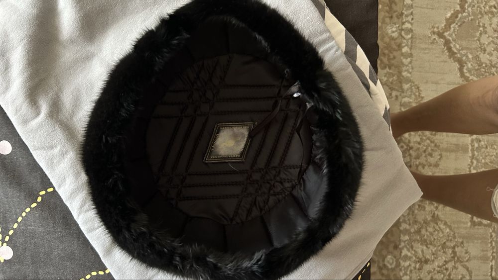 Норковая шапка мужская!