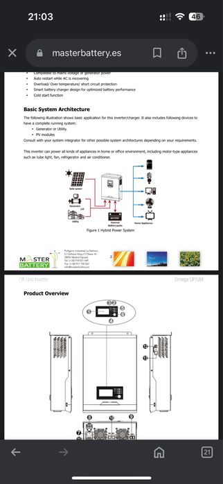 invertor UM 3000W 24V + Regulator 40Ah