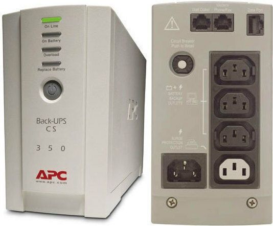 UPS APC 300/500W - BK350EI - cu/fara baterie noua!