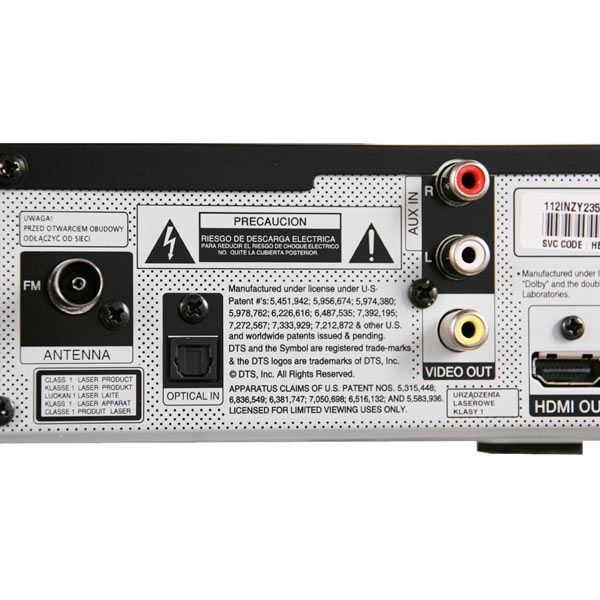 Домашний 3D Blu-ray кинотеатр LG HB806TH