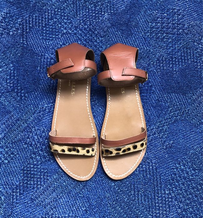 Les Bagatelles Bleecker Sandals дамски сандали от естествена кожа 38