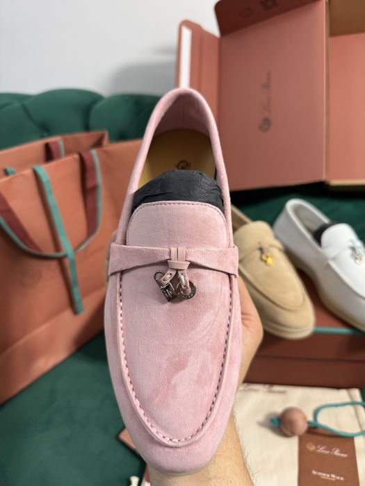 Mocasini Loro Piana piele naturala 100% Full Box colectie noua