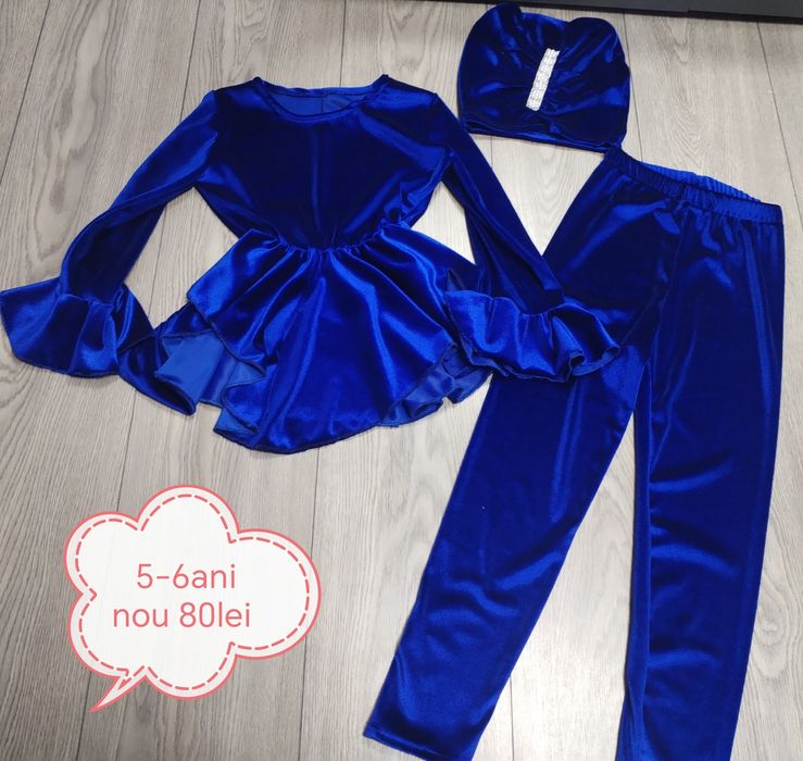 Set catifea 3 piese 5-6ani