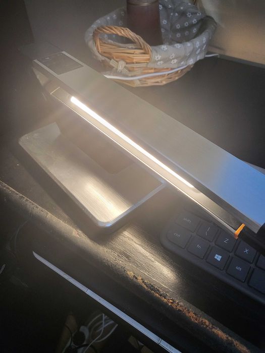 Lampă  LED Platinet 10W, tactil, port USB, aluminiu PLADLL509ALU, nou