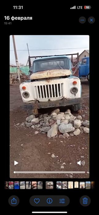 Газ 53. Самосвал на ходу