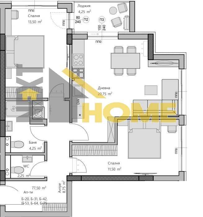 Продава се Тристаен апартамент в Пловдив, Христо Смирненски - 92 кв.м за 1466 €/кв.м - Снимка #11