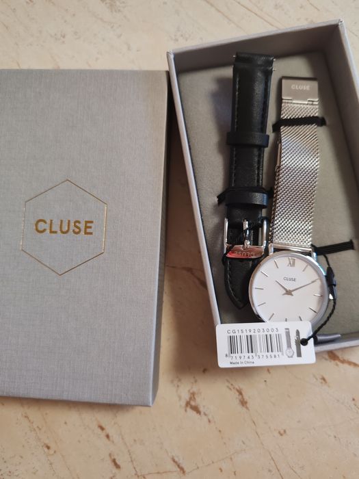 Ceas damă Cluse argintiu