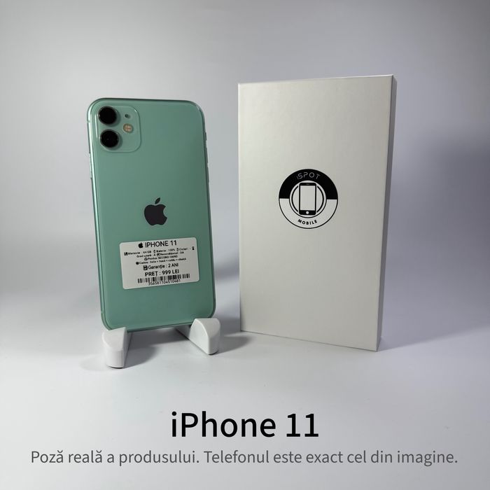  iPhone 11 • 64 si 128 gb , 100% ! Garantie 2 ani + cadou