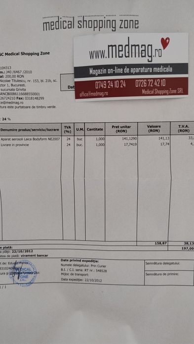 Aparat Aerosoli Laica