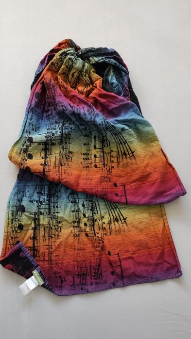 Sling cu inele Lennylamb - Symphony Rainbow Dark