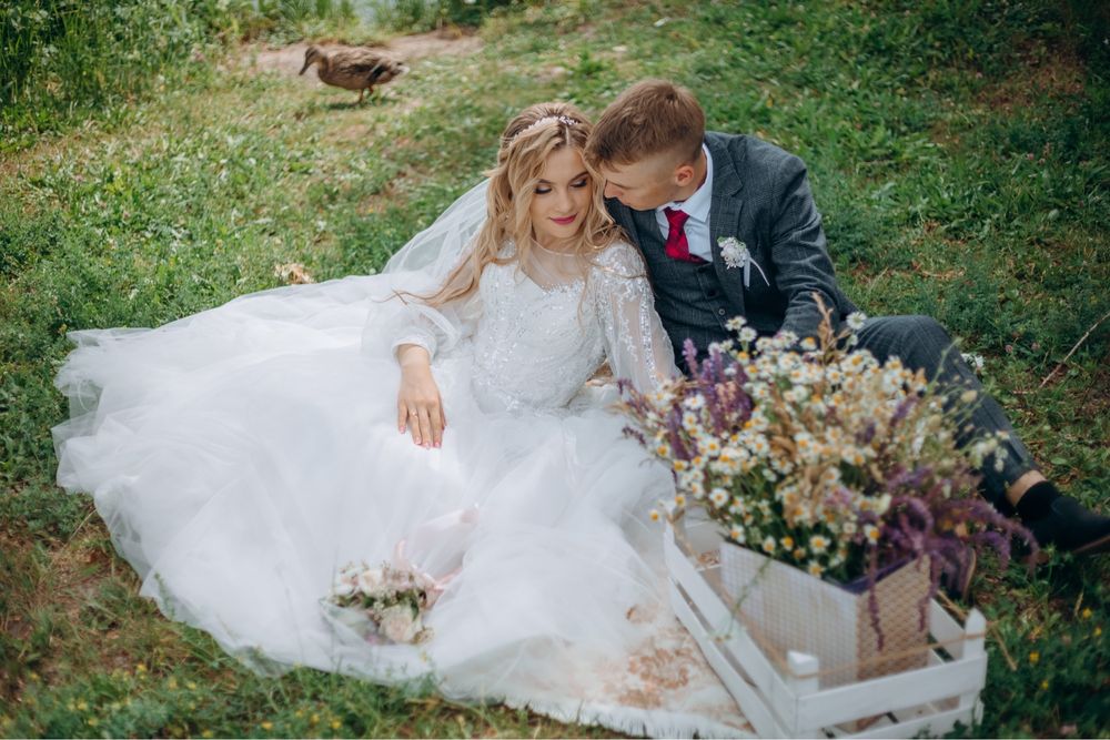 Свадебное платье и фата