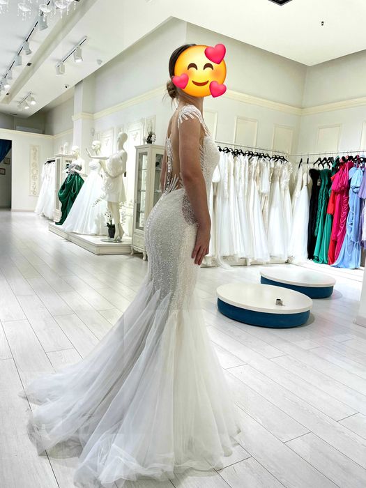 Rochie mireasa, voal, Maya Fashion, model 2025