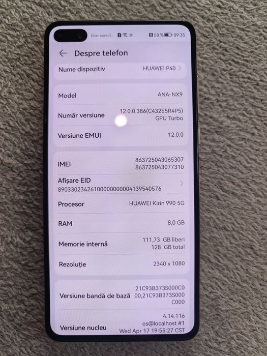 Telefon huawei  p40