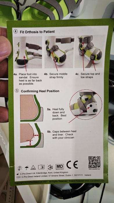 Ортопедични обувки късен понсети номер 11 еквинавсрусно ходило