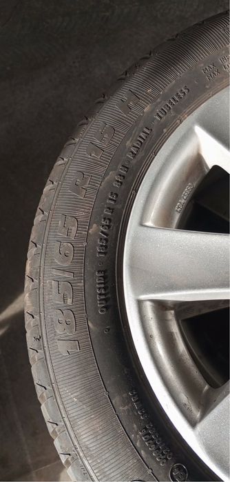 Джанти 15 цола с летни  гуми