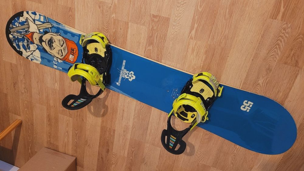 Placa snowboard BURTON 155 Handmade USA cu legături DRAKE
