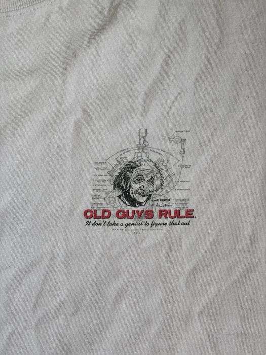 Tricou Old Guys Rule backprint Einstein