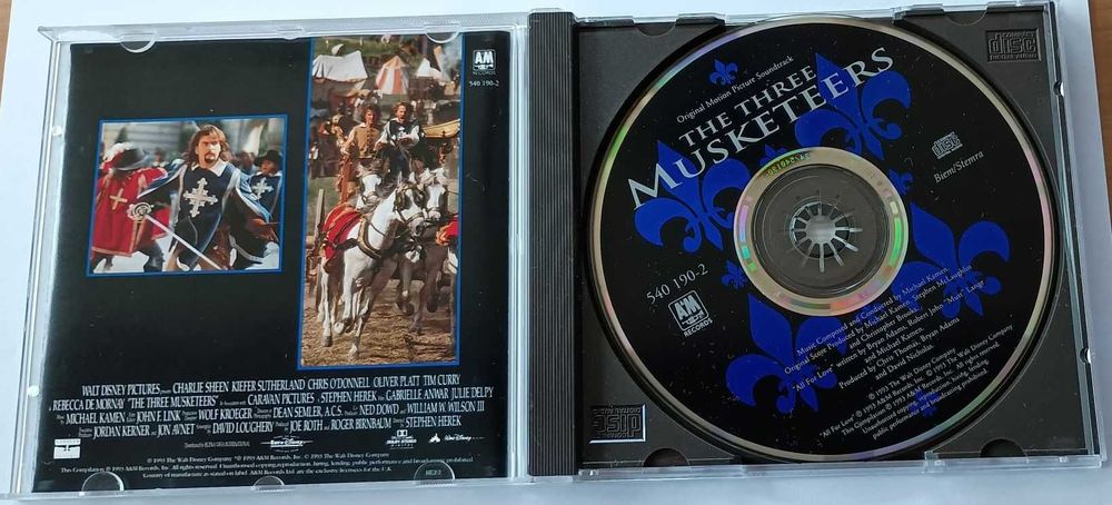 CD Original muzica de film - Cei trei muschetari