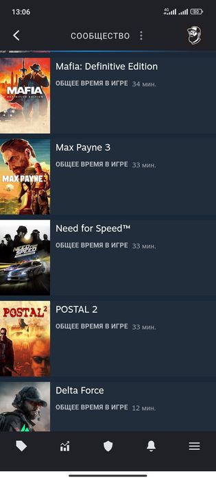 Продажа Steam акаунта