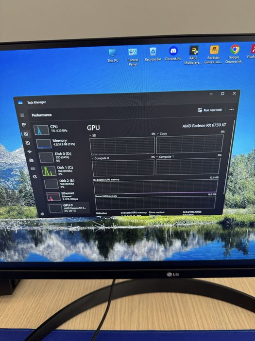 Vand Setup Gaming Ryzen 5 5600 + 32GB RAM + RX6750XT