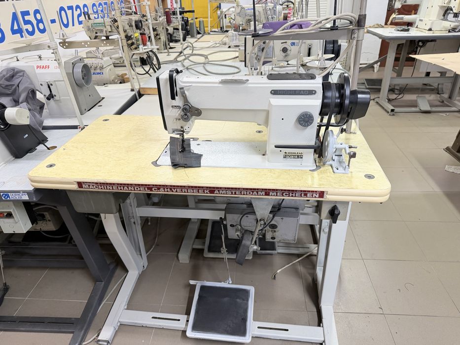 Masina de cusut piele triplu transport cu pas pana la 10 mm