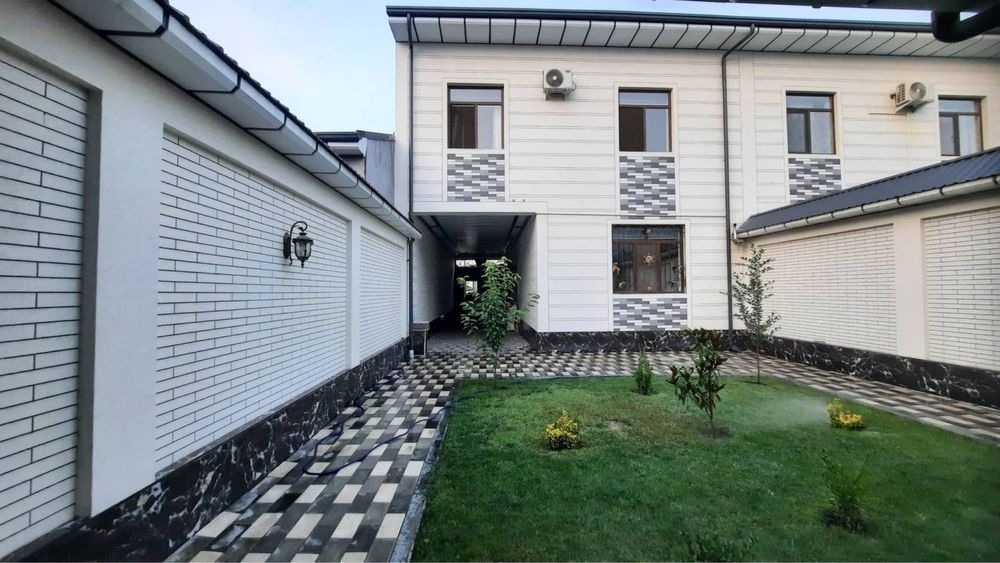 Продается 2.7соток 2этажа Коттедж Евродом Хонобод Сергели тумани