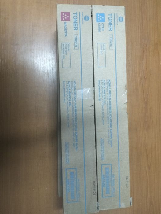 Toner Konica Minolta  TN221C -cyan,TN221-magenta