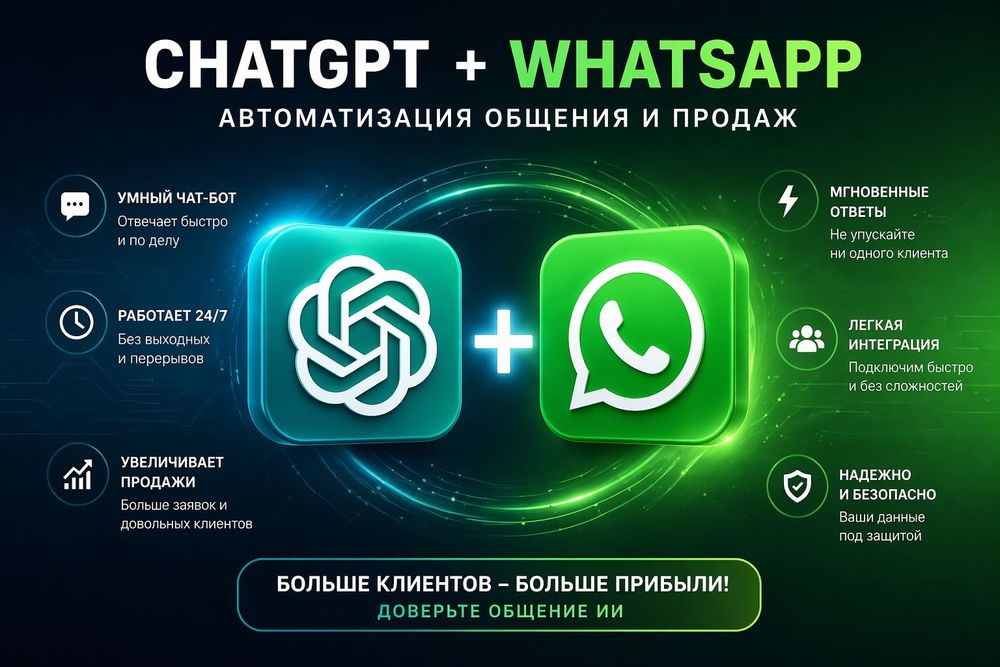 ИИ-менеджер 24/7: чат-боты WhatsApp и Instagram