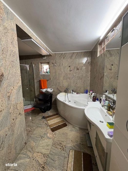 Casa P+1+2+M premium, 7 camere, 4 bai, granit interior/exterior, 2 gar