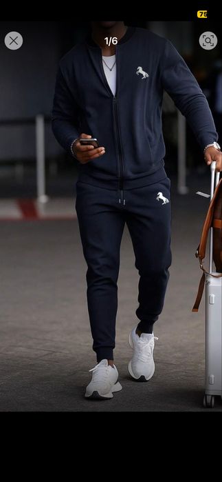 Комплект Син Анцук есен зима