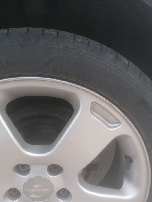 Джанти 17 цола Audi ,VW с летни гуми 205/50/17