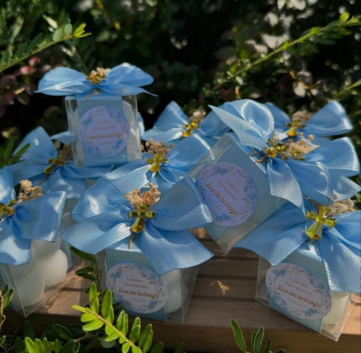 Подаръци за гости-кръщене,погача,рожден ден,сватба / Тейбъл картички