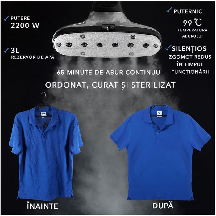 Aparat de Calcat Vertical cu abur Suporto model R3 de 2200W